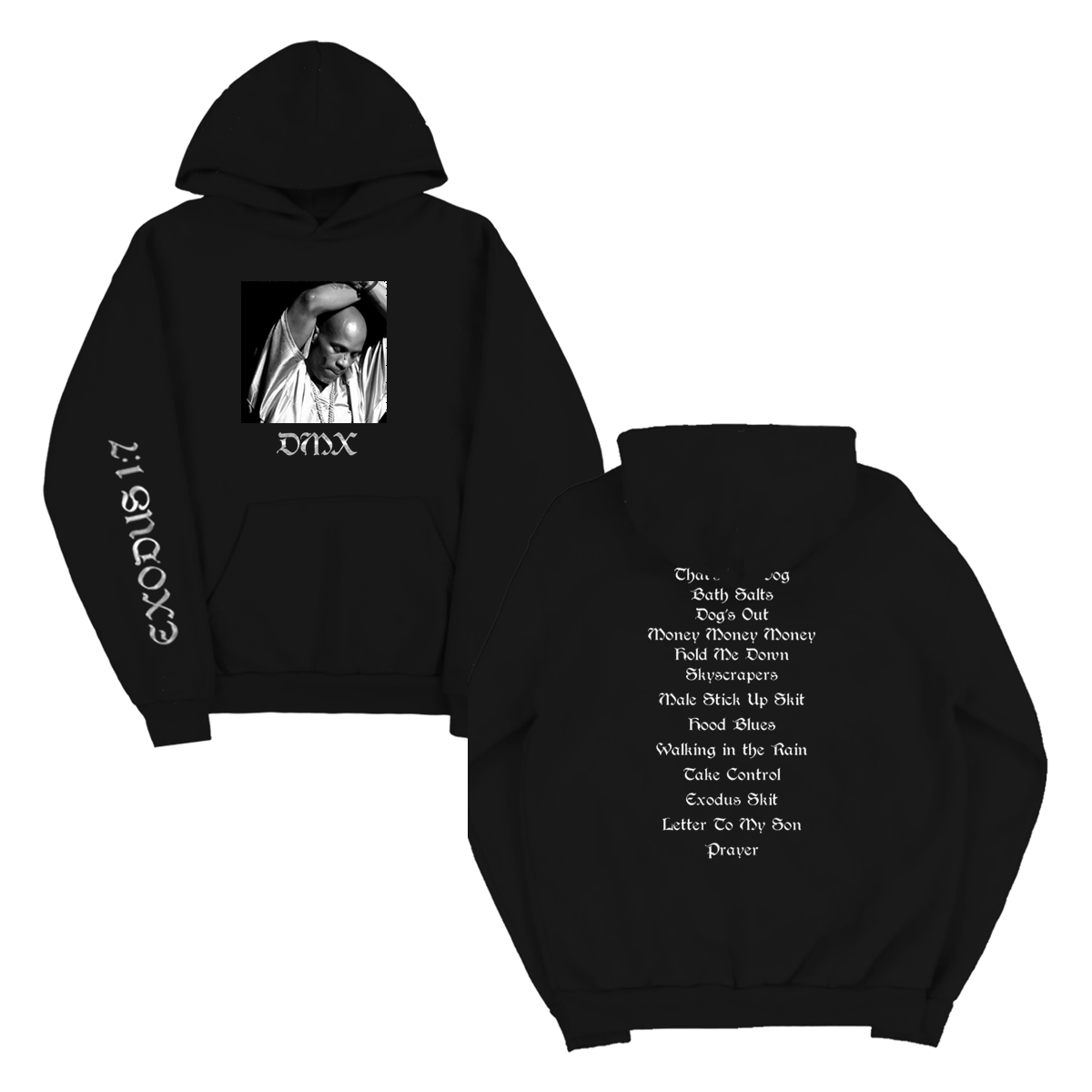 Exodus Black Hoodie-DMX